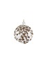 SHISHI Gold Beaded Branches Clear Glass Ball