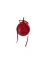 SHISHI Transparent Red With Velvet Bow Glass Ball