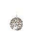 SHISHI Gold Beaded Branches Clear Glass Ball