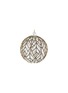 SHISHI Gold Beaded Leaves Clear Glass Ball