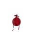 SHISHI Transparent Red With Velvet Bow Glass Ball