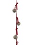 SHISHI Burgundy Velvet Glitter Ball Garland