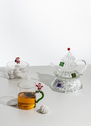 Detail View - Click To Enlarge - ICHENDORF MILANO - Christmas Tree With Gifts Teapot With Lid