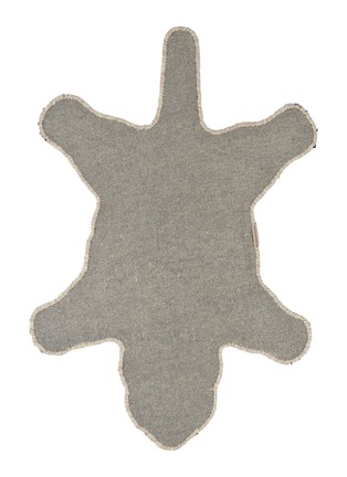 Detail View - Click To Enlarge - DOING GOODS - Small Pinky Leopard Wool Rug