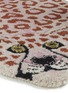 Detail View - Click To Enlarge - DOING GOODS - Small Pinky Leopard Wool Rug