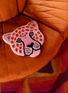  - DOING GOODS - Large Pinky Leopard Wool Rug