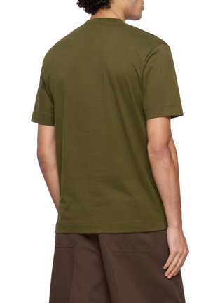 Back View - Click To Enlarge - SUNSPEL - Brushed Cotton T-Shirt