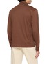 Back View - Click To Enlarge - SUNSPEL - Long Sleeve Mock Neck Brushed Cotton top