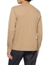 Back View - Click To Enlarge - SUNSPEL - Long Sleeve Heavyweight Cotton T-Shirt