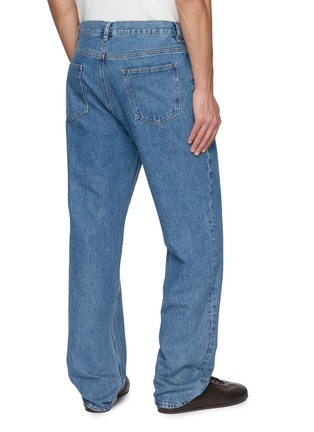 Back View - Click To Enlarge - FRAME - Relaxed Fit Straight Leg Denim Jeans