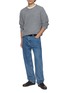 Figure View - Click To Enlarge - FRAME - Relaxed Fit Straight Leg Denim Jeans