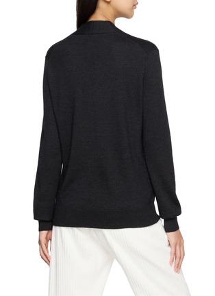 Back View - Click To Enlarge - THE ROW - Quovine V-Neck Knit Top