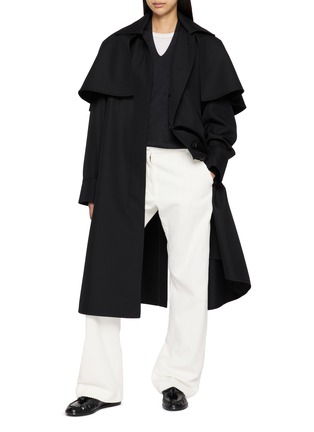 Figure View - Click To Enlarge - THE ROW - Quovine V-Neck Knit Top