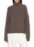 THE ROW Qubrik Turtleneck Ribbed Knit Sweater