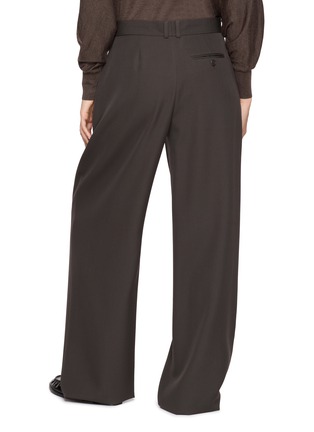 Back View - Click To Enlarge - THE ROW - Lowe Pleated Wide Leg Pants