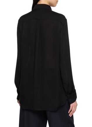 Back View - Click To Enlarge - THE ROW - Gilian Long Sleeve Shirt