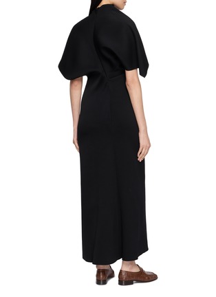Back View - Click To Enlarge - THE ROW - Aura Draped Maxi Dress