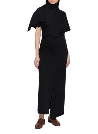 Figure View - Click To Enlarge - THE ROW - Aura Draped Maxi Dress