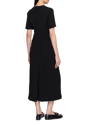 Back View - Click To Enlarge - THE ROW - Imaia Ruched Midi Dress
