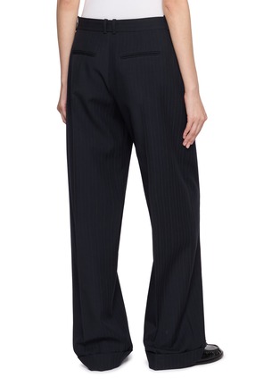 Back View - Click To Enlarge - THE ROW - Cave Pleated Pinstriped Pants