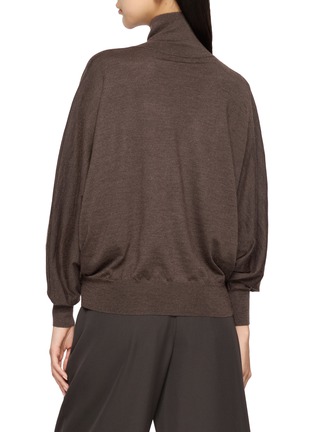 Back View - Click To Enlarge - THE ROW - Qaris Turtleneck Knit Top