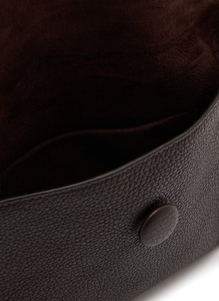 Detail View - Click To Enlarge - THE ROW - Sally Grained Calfskin Leather Top Handle Bag