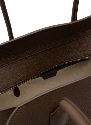Detail View - Click To Enlarge - THE ROW - Marlo 14 Grained Leather Tote Bag