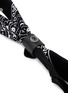 Detail View - Click To Enlarge - MANCINO - Leather Bolo Cotton Bandana