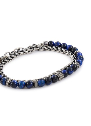 Detail View - Click To Enlarge - MANCINO - Beaded Stone Double Wrap Bracelet