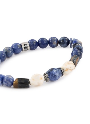Detail View - Click To Enlarge - MANCINO - Beaded Stone Elastic Bracelet