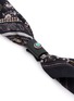 Detail View - Click To Enlarge - MANCINO - Leather Bolo Silk Bandana