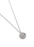 Detail View - Click To Enlarge - TOM WOOD - Coin Pentant Rhodium Plated Silver Necklace