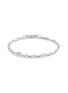 TOM WOOD Cable Rhodium Plated Silver Bracelet