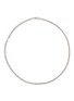 TOM WOOD Rue Rhodium Plated Silver Chain Necklace