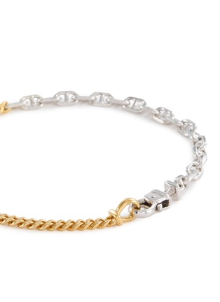 Detail View - Click To Enlarge - TOM WOOD - Duo Rue Rhodium Plated Silver  Bracelet