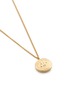 Detail View - Click To Enlarge - TOM WOOD - Coin Pentant  18k Gold Plated Silver Necklace