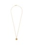 TOM WOOD Coin Pentant  18k Gold Plated Silver Necklace