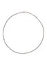 TOM WOOD Cable Rhodium Plated Silver Chain Necklace
