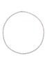 TOM WOOD Cable Rhodium Plated Silver Chain Necklace