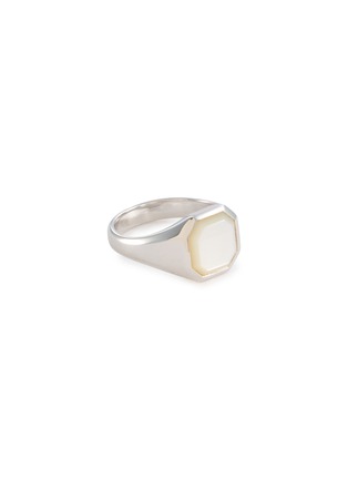 Detail View - Click To Enlarge - TOM WOOD - Mop Dan Rhodium Plated Silver Ring