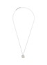 TOM WOOD Mop Dan Pentant Rhodium Plated Silver Necklace
