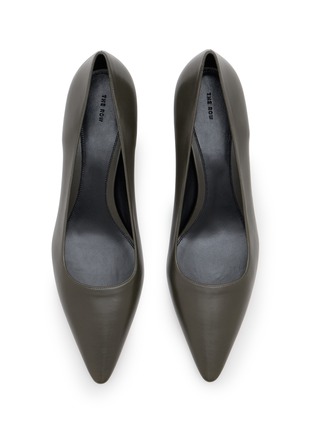 Figure View - Click To Enlarge - THE ROW - Liisa 35 Kitten Three Heels