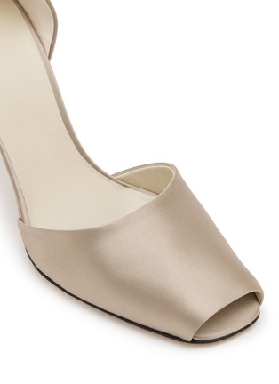 Detail View - Click To Enlarge - THE ROW - Noor 80 Satin D'orsay Pumps