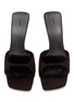 Figure View - Click To Enlarge - THE ROW - Suzy 60 Mink Trim Suede Mules