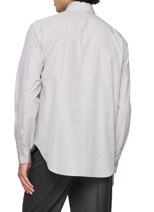 Back View - Click To Enlarge - THE ROW - Uday Striped Shirt