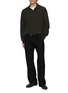 Figure View - Click To Enlarge - THE ROW - Fahey Mouliné Cashmere Polo Sweater
