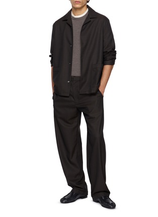 Figure View - Click To Enlarge - THE ROW - Panama Elasticated Waist Tailored Pants