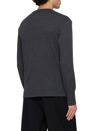 Back View - Click To Enlarge - THE ROW - Tefi Mélange Cotton Sweater