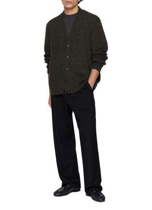 Figure View - Click To Enlarge - THE ROW - Corley Double Pleated Wool Pants
