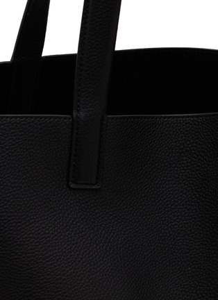 Detail View - Click To Enlarge - THE ROW - Clement Grained Leather Tote Bag